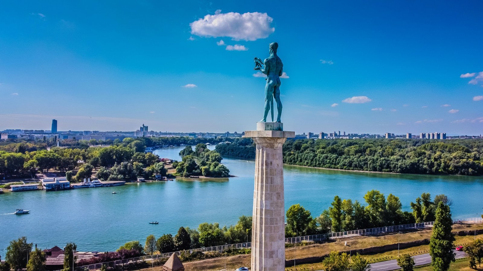 Belgrad, Kalemegdan ve Tuna-Sava manzarası